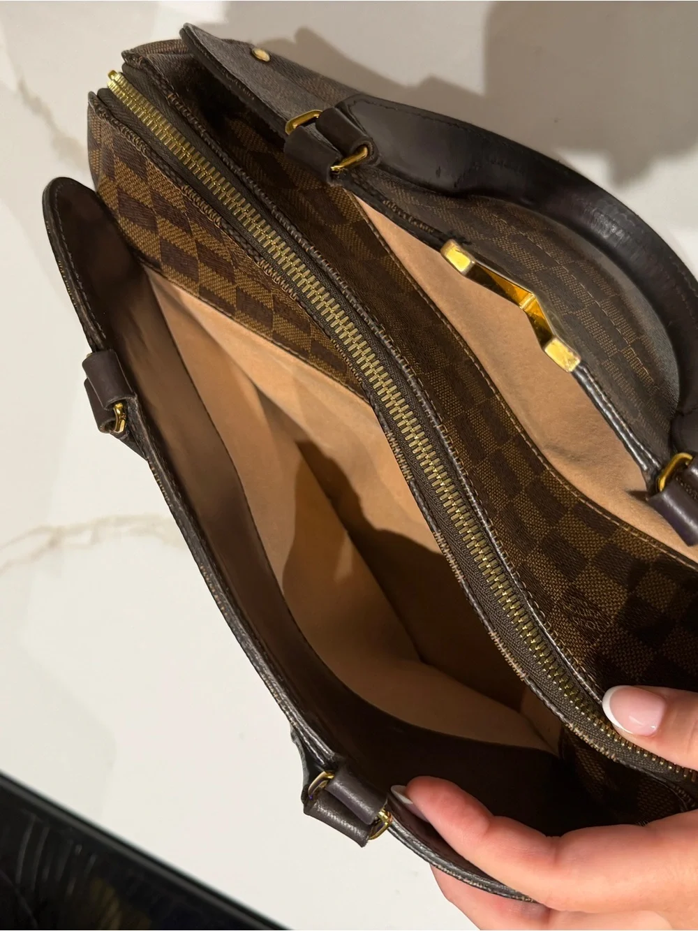 Louis Vuitton Damier Ebene Kensington Bowling
